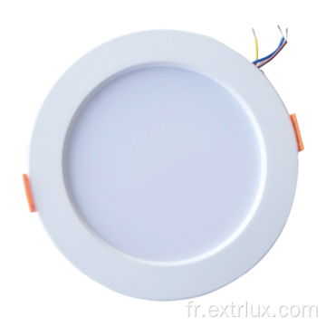 Rond encastré 12W Ultra-Slim Iron Downlight 3 Fils